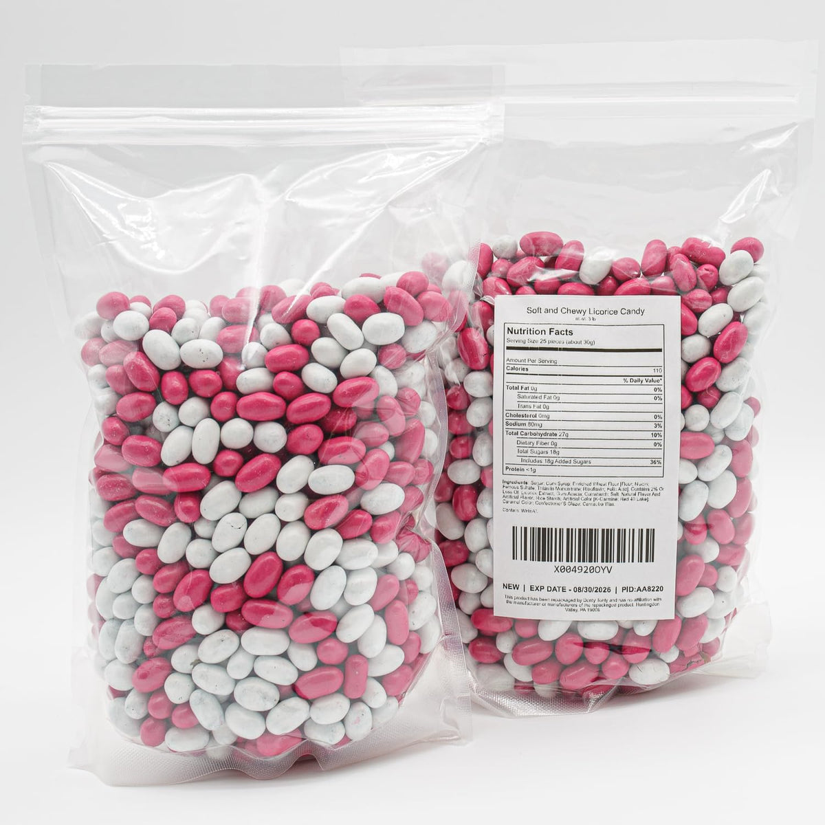 Traditional retro black licorice candy perfect for party sharing
