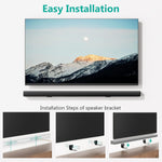 WALI Soundbar Wall Mount Bracket for Bose SoundTouch 300, 500, 700 and 900 (BSM002), Black - Image 6