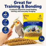 Birds Love natural bird treat inside retail packaging
