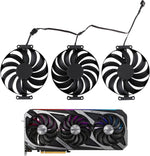 LTANDBR 95mm GPU cooling fan replacement showing the front blade structure.