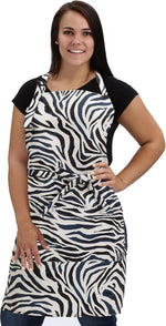 Plum Hill Animal Print Cosmetology Apron for Hair Stylist, Nail Tech, Esthetician, Hairdresser Apron with Pockets - Image 13