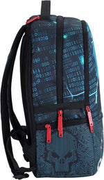 UNIKER hacker backpack charging port detail