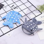 Rosojodg plush whale shark wallet interior view
