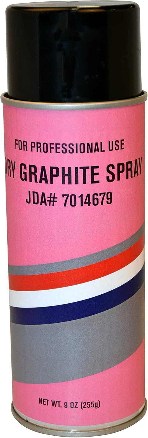 Dynamic JohnDow Dry Graphite Spray Lubricant front view of nine ounce industrial aerosol can
