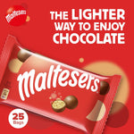 Maltesers chocolate box containing twenty-five individual packs