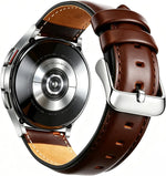 Compatible Samsung Galaxy Watch Ultra 2 1 Bands 47mm Men Women, No Gaps Genuine Leather Replacement strap with Stainless Steel Buckle for Galaxy Watch Ultra Smartwatch Brown - Image 15