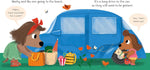 Campbell Books Matty and Mo Are We There Yet interactive lift the flap page preview.