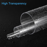 Meccanixity 14 inch clear pipe for lighting and model projects