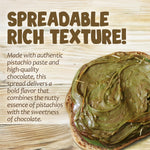 Gourmet pistachio spread with roasted phyllo kataifi ingredients