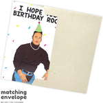 Sleazy Greetings funny birthday card styled in a gift setup