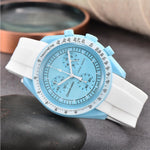 Niziruoup silicone watch strap flat lay view of inner band.