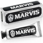 Marvis Amarelli Licorice dental paste authentic USA import collection on display