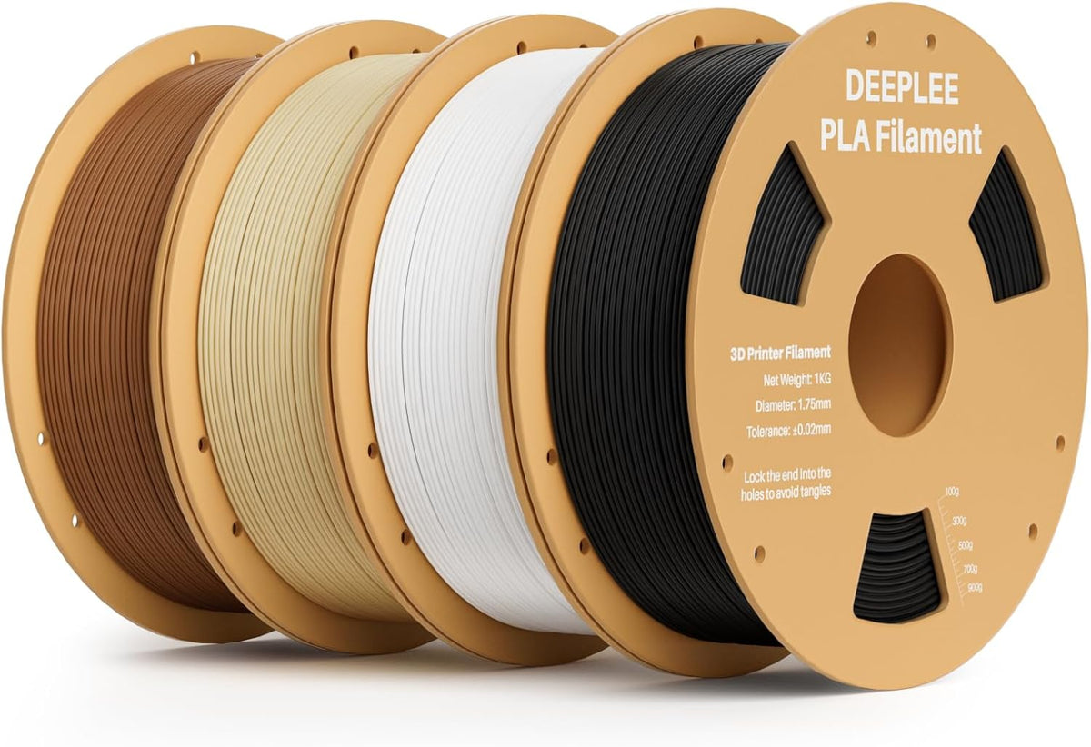 PLA 1.75mm 3D Printer Filament, 1kg Beige | Dimensional Accuracy +/- 0.02mm, Neatly Wound, No Clogging, Vacuum Package, Fits for Most FDM 3D Printers, Cardboard Spool - Image 10