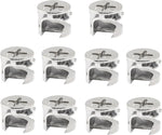 Litoexpe 10 Pcs 15x12mm Cam Lock Fittings | Precision Fit Design, Zinc Alloy Construction, for Wardrobes and Cabinet Assembly - Image 10