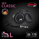 Side view of Flexi large dog retractable leash handle