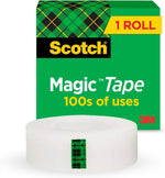 Scotch Magic Tape, Invisible, Home Office Supplies and Back to School Supplies for College and Classrooms, 1 Roll - Image 1