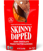 SkinnyDipped Dark Chocolate Cocoa Almonds, Healthy Snack, Plant Protein, Gluten Free, 3.5 Oz Resealable Bag, Pack of 1 - Image 10