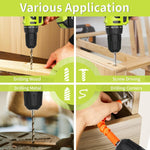 Pulituo electric screwdriver with bit inserted