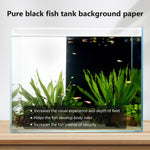 Thickened PVC waterproof fish tank background film applied to a modern aquarium