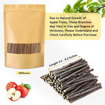 Natural wood grinding chew treats package contents for rabbits and hamsters