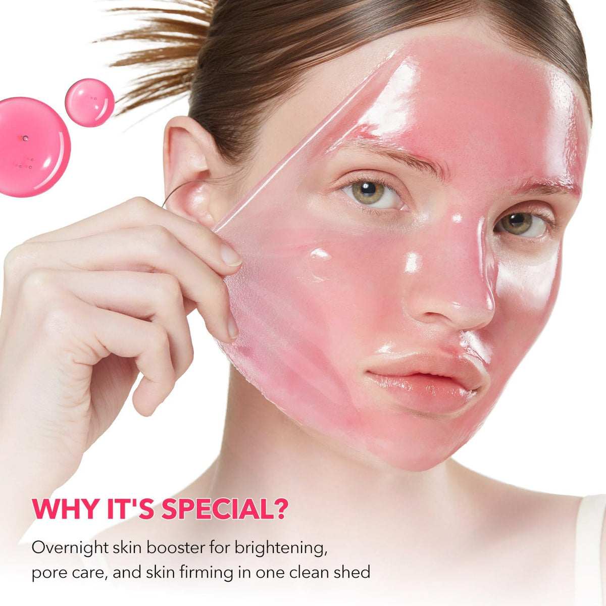 Aprilskin TXA Niacinamide ninety nine overnight wrapping mask jar with silicone applicator