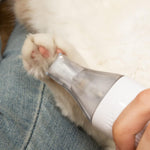 Afloia pet paw trimmer detachable blade head close-up