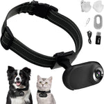 Ehomful HD 1080P cat camera collar front view for pets