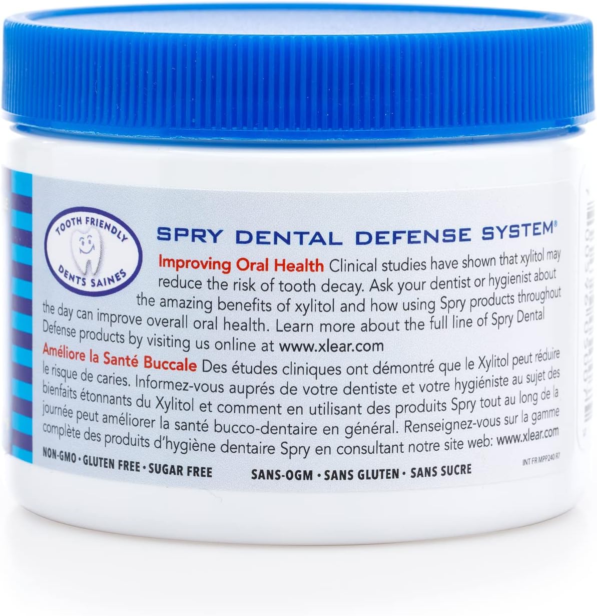 Spry Xylitol Breath Mints Sugar Free, Peppermint, 240 Count - Pack of 1 | Natural, Non-GMO, Gluten-Free for Cavities, Bad Breath Freshening, Dry Mouth, Promote Oral Health, Increase Saliva Production - Image 9