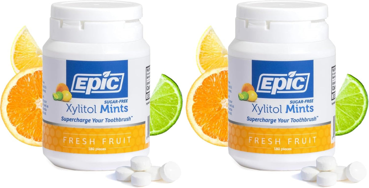 Epic 100% Xylitol Mints - Aspartame Free, Sugar Free - Peppermint Flavored Mints, 180 Pieces (Pack of 2) - Image 14