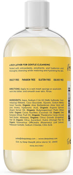 Deep Steep body care set ingredient highlights graphic