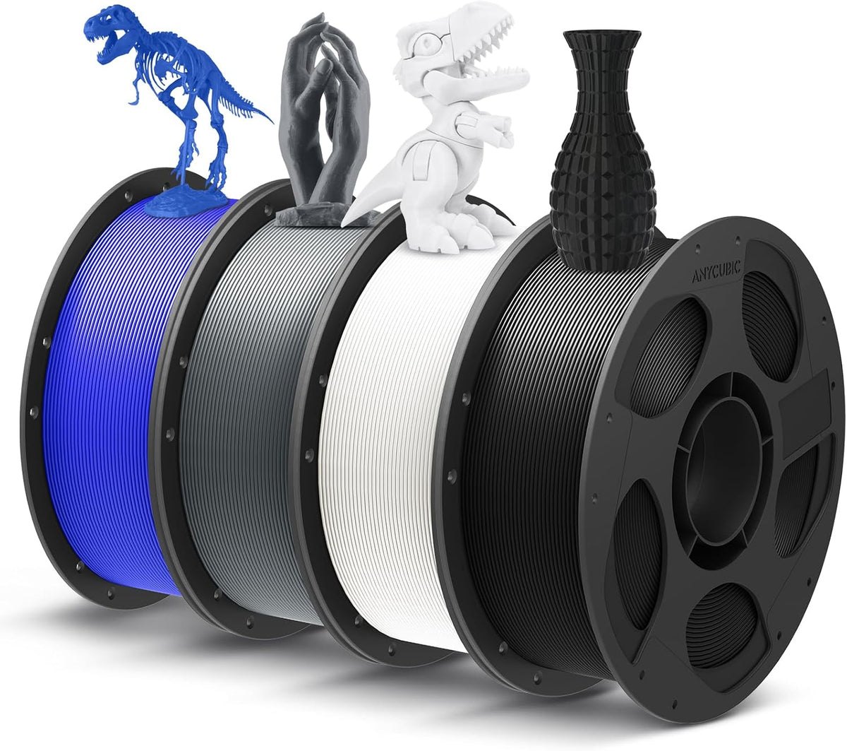 ANYCUBIC PLA Plus (PLA+), 3D Printer Filament 1.75mm, High Toughness 3D Printing Filament, Dimensional Accuracy +/- 0.02mm, Print with Most FDM 3D Printers, 1KG Spool, Dazzling Blue - Image 10