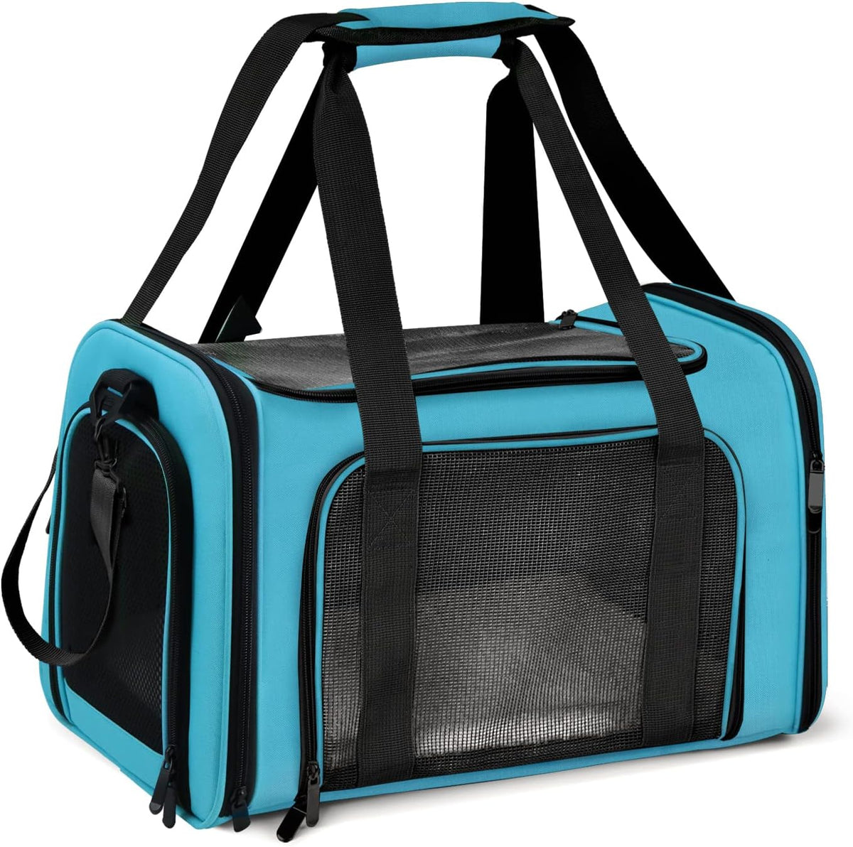Henkelion Large Cat Carriers Dog Carrier Pet Carrier for Cats Dogs Puppies up to 25Lbs, Big Dog Carrier Soft Sided, Travel Puppy Carrier - Large - Grey - Image 14