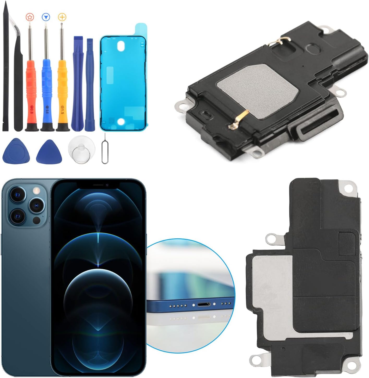 Ywlrong iPhone 12 Pro Max loud speaker replacement module front view