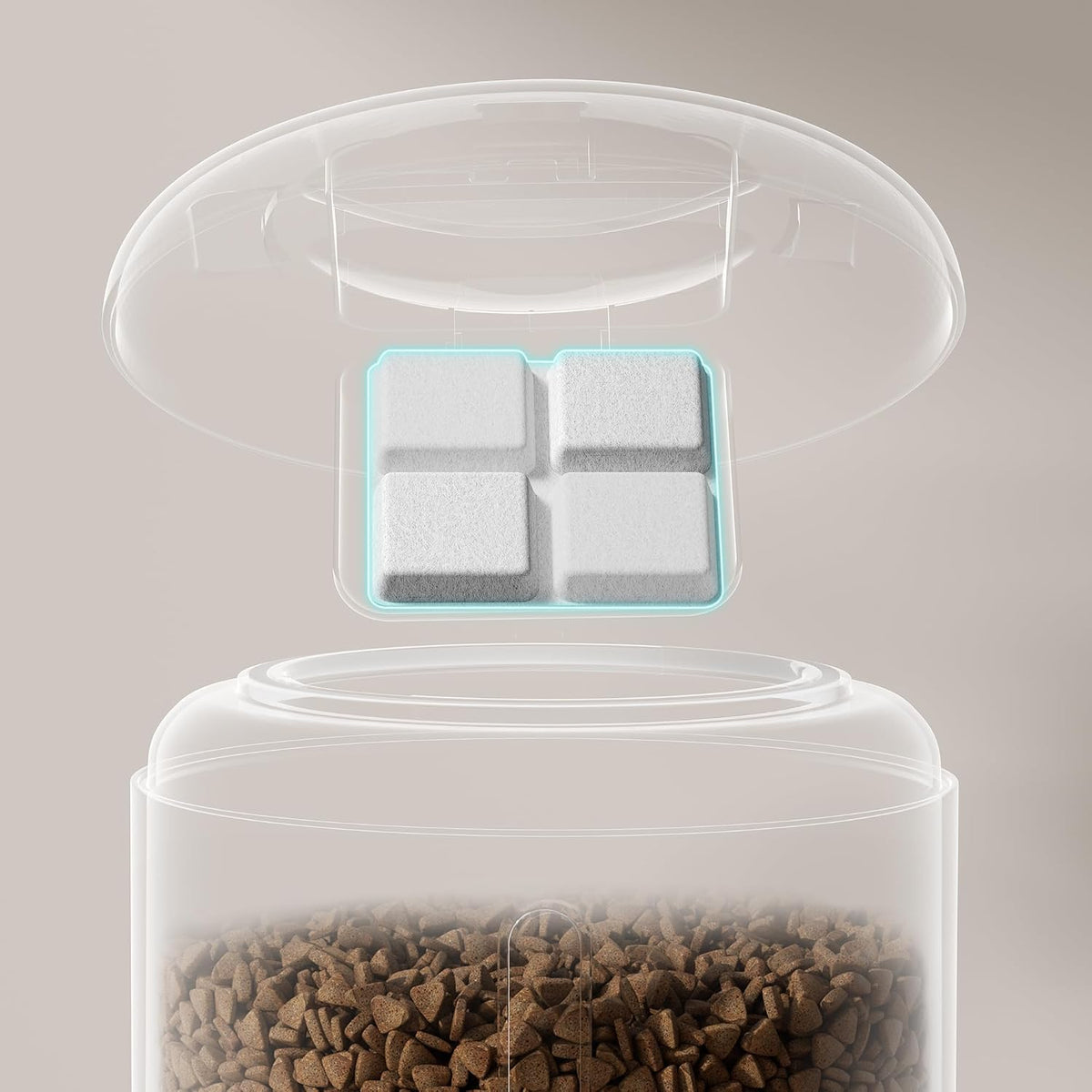 Petlibro automatic feeder desiccant placement compartment