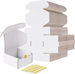RLAVBL 7x5x4 Shipping Boxes Set of 25, Brown Corrugated Cardboard Box for Packing, Mailing, Business - Image 9
