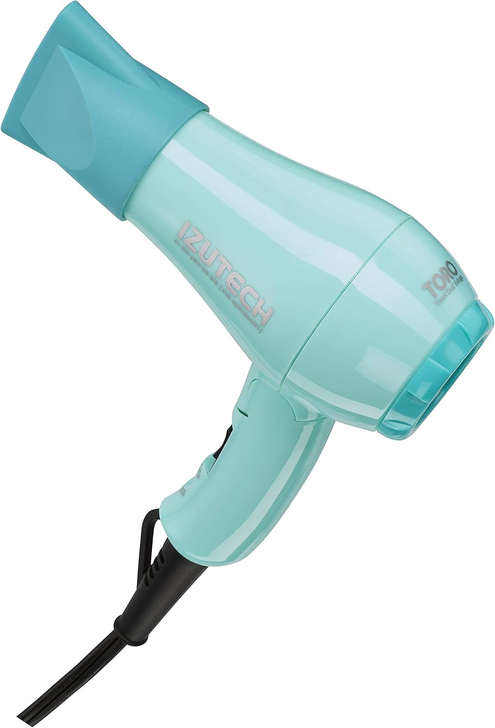 Izutech Toro2400 compact hair dryer side profile