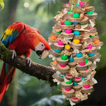 Non toxic bird cage bite toy for Cockatoos and African Greys
