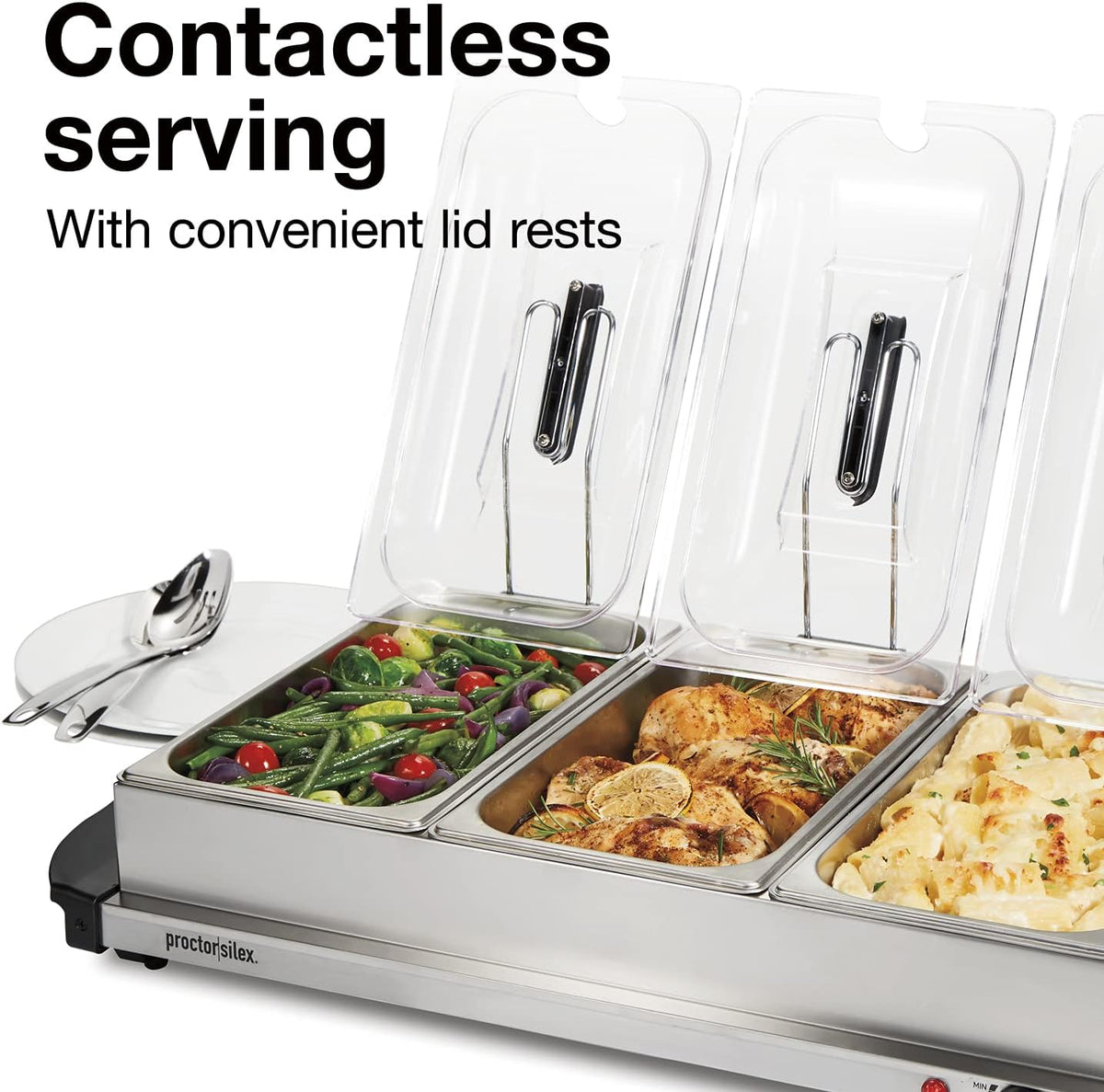 Proctor Silex warming tray flat surface view