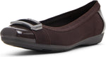 Anne Klein uplift flats styled for casual wear