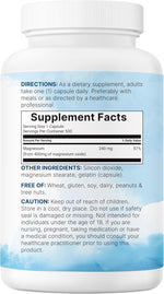 Micro Ingredients 400mg magnesium capsules packaging details