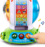 LeapFrog Spin and Sing Alphabet Zoo side view with tactile features