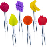 Matican 6-piece appetizer cocktail forks front view