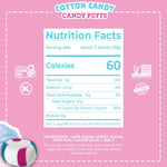 Red Bird soft candy puffs individually wrapped cotton candy flavor