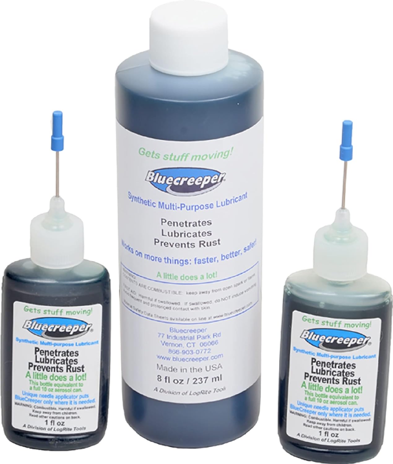 DB Electrical Blue Creeper Multi Purpose Lubricant kit with refill bottle