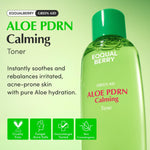 Eqqualberry Aloe Pdrn Calming Toner texture and lightweight consistency