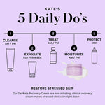 DeliKate skin barrier repair cream opened container view.