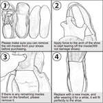 Breathable top layer texture of Endoto replacement shoe soles