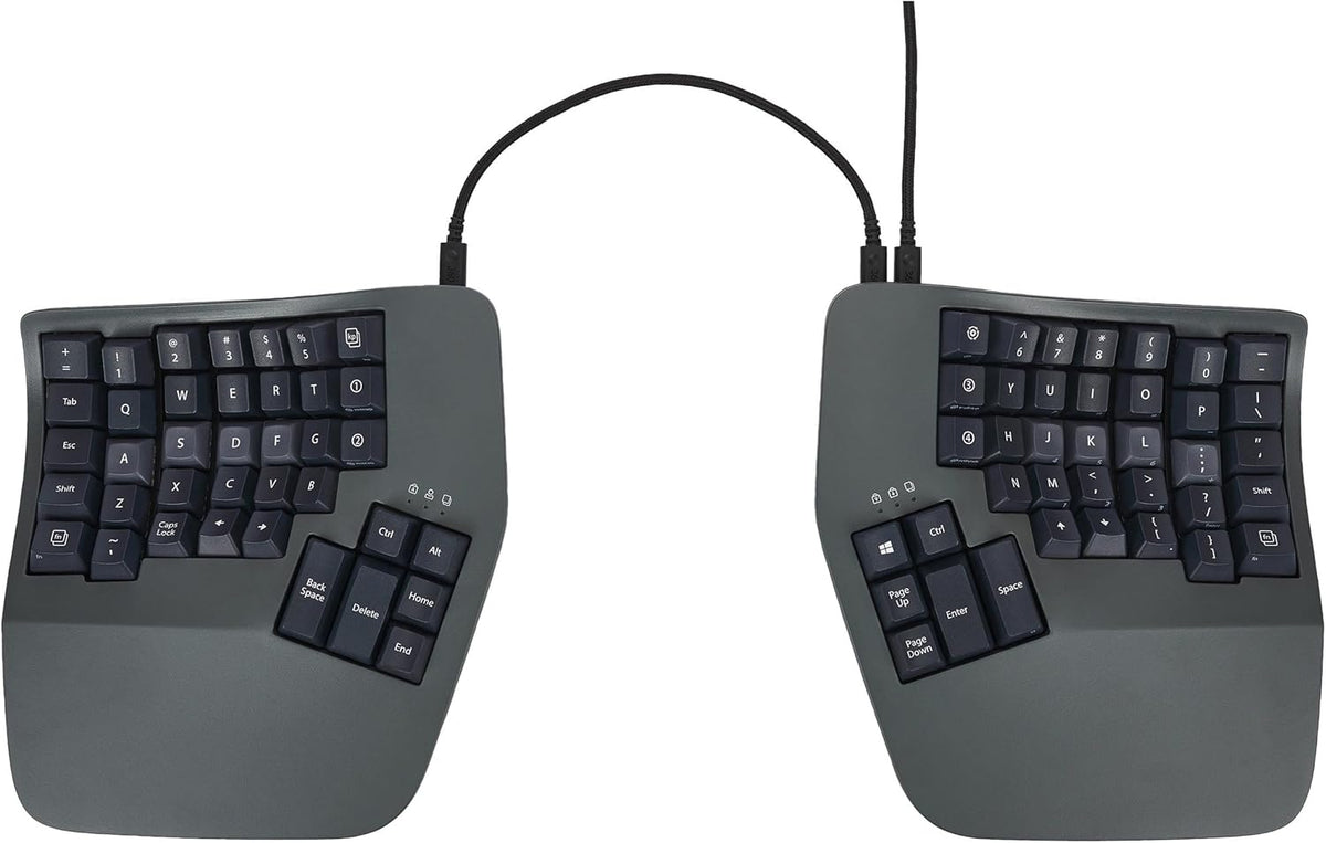 KINESIS Advantage360 Professional Split Ergonomic Keyboard - Bluetooth | Quiet Mechanical Switches | Fully Programmable Open Source | Contoured Shape | Adjustable Tenting | Backlit - Image 9