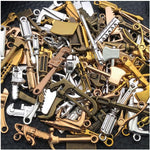 Wocraft craft supplies spread out for necklace and keychain design