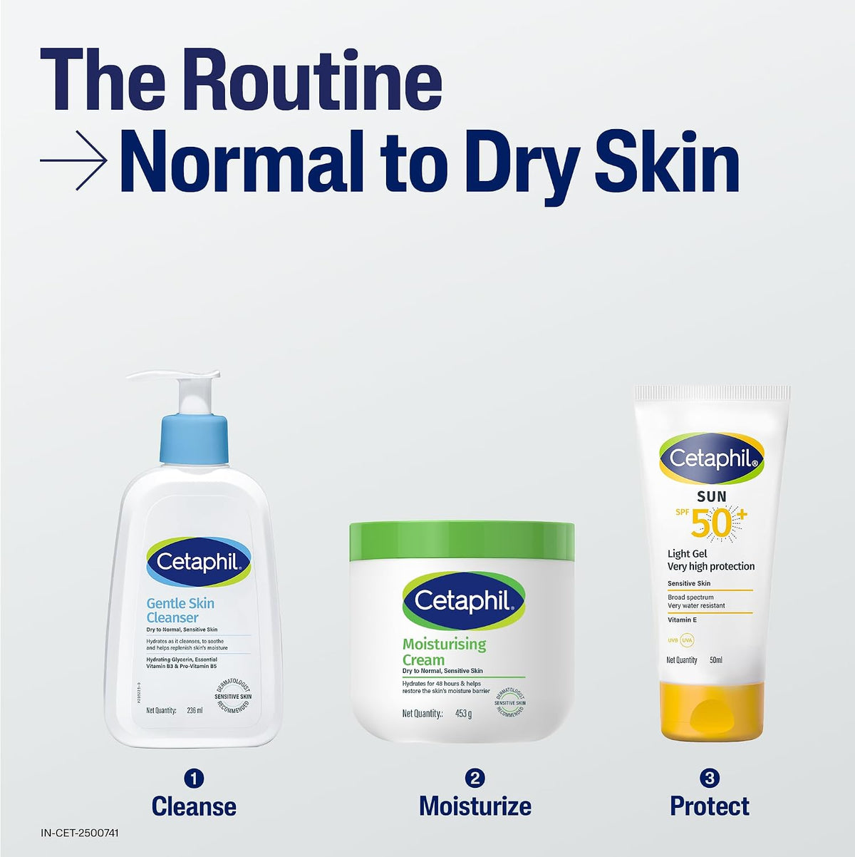 Cetaphil authentic USA imported skincare product display